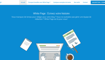 Avis sur White Page – plateforme de rédaction low cost