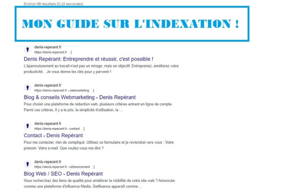 guide indexation web