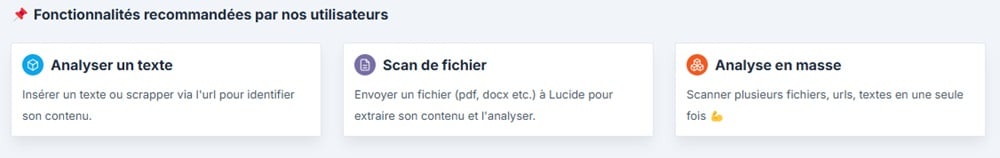 fonctionnalites lucide